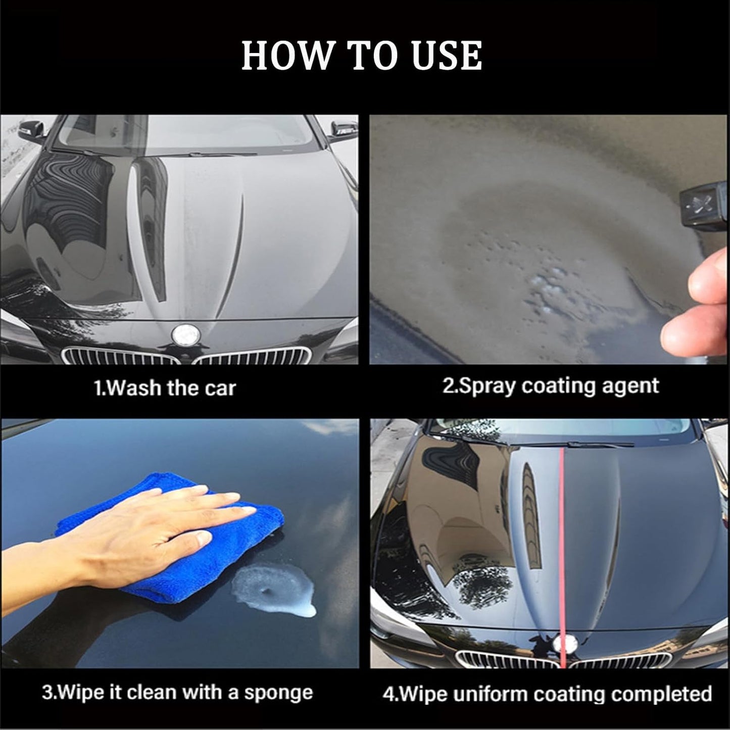 2024 New Car Polish Car Body Scratch Remover - Nano Technology Polish for Deep Scratch and Swirl Mark Removal - Advanced Micron Polish Spray, 250Ml